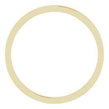 14K Yellow 1.5 mm Flat Band Size 3.5