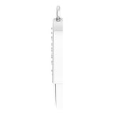 Platinum .015 CTW Natural Diamond Left Angel Wing Dangle
