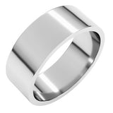 Platinum 7 mm Flat Band Size 14