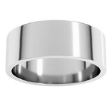Platinum 7 mm Flat Band Size 14