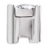 14K White 1.75 mm Round .02 CT Natural Diamond Basket Setting