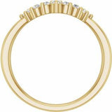 14K Yellow 1/3 CTW Natural Diamond Matching Band
