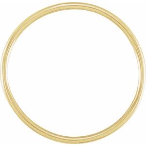 14K Yellow Stackable Ring Size 3