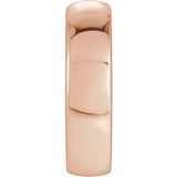 14K Rose Hinged 9.5 mm Hoop Earrings