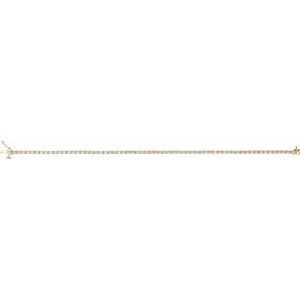 14K Yellow 2 CTW Natural Diamond Line 7 1/4" Bracelet