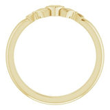 14K Yellow Claddagh Ring