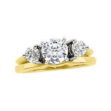 14K Yellow 1/2 CTW Natural Diamond Wrap-Style Ring Enhancer