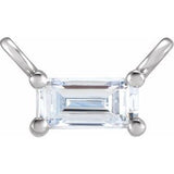 Platinum .07 CT Natural Diamond Solitaire Necklace Center