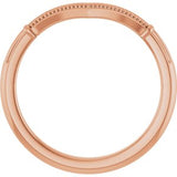 14K Rose Matching Band