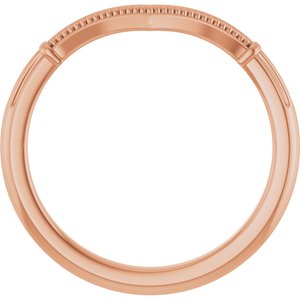 14K Rose Matching Band