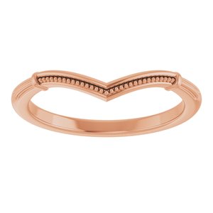 14K Rose Matching Band