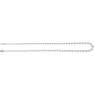 14K White 6 3/4 CTW Lab-Grown Diamond Line 16" Necklace