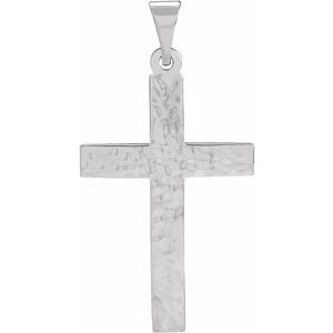 Platinum Cross Pendant