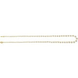 14K Yellow 6 3/4 CTW Lab-Grown Diamond Line 16" Necklace