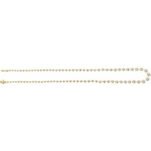 14K Yellow 6 3/4 CTW Lab-Grown Diamond Line 16" Necklace
