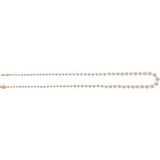 14K Rose 6 3/4 CTW Lab-Grown Diamond Line 16" Necklace