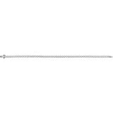 14K White 3 1/2 CTW Lab-Grown Diamond Bezel-Set 7" Bracelet