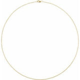 14K Rose Gold-Filled 1.5 mm Cable 18" Chain