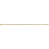 14K Yellow 3 1/2 CTW Lab-Grown Diamond Bezel-Set 7" Bracelet