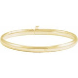 14K Yellow Baby Bangle 5 1/2" Bracelet