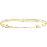 14K Yellow Baby Bangle 5 1/2" Bracelet