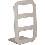 Moon Glow Brushed Leatherette 6-Pair Earring Display Stand