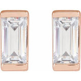 14K Rose 3/8 CTW Lab-Grown Diamond Earrings