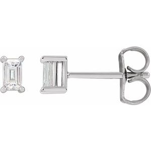 Sterling Silver 1/5 CTW Natural Diamond Stud Earrings