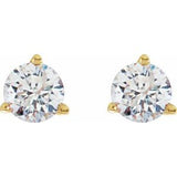 14K Yellow 1/3 CTW Natural Diamond Stud Earrings