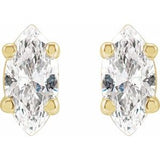 14K Yellow 1/8 CTW Natural Diamond Earrings