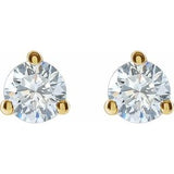 14K Yellow 1/2 CTW Lab-Grown Diamond Stud Earrings