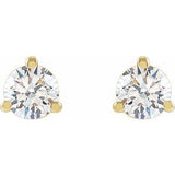 14K Yellow 1/3 CTW Lab-Grown Diamond Stud Earrings