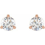 14K Rose 1/3 CTW Lab-Grown Diamond Stud Earrings