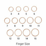 14K Rose Ring Blank Size 16