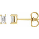 14K Yellow 1/5 CTW Natural Diamond Stud Earrings