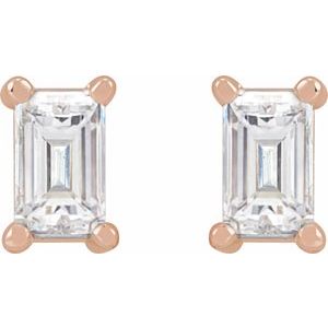 14K Rose 1/5 CTW Natural Diamond Stud Earrings