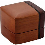 Brown Wood Single Ring Box