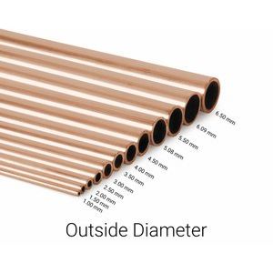 14K Rose 3.13 mm OD Round Light Tubing