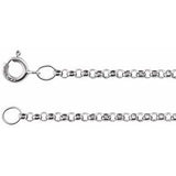 Sterling Silver 1.5 mm Rolo 18" Chain