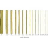 14K Green 13 Gauge 3/4 Hard Flat Sheet