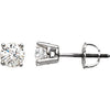 Platinum 4.5 mm=3/4 CTW Diamond Earrings - Siddiqui Jewelers