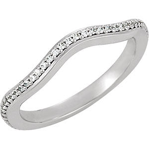 Continuum Sterling Silver Band Mounting - Siddiqui Jewelers