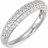 14K White 1/2 CTW Lab-Grown Diamond Ring Siddiqui Jewelers