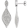 Pavé Earrings - Siddiqui Jewelers