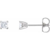 14K White 5/8 CTW Natural Diamond Earrings
 Siddiqui Jewelers