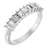 Platinum 1/2 CTW Natural Diamond Anniversary Band Siddiqui Jewelers