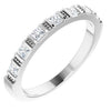 Platinum 1/3 CTW Natural Diamond Anniversary Band Siddiqui Jewelers