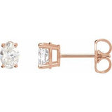 Platinum 1 1/2 CTW Natural Diamond Earrings Siddiqui Jewelers