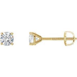14K Yellow 3/4 CTW Natural Diamond Cocktail-Style Earrings Siddiqui Jewelers