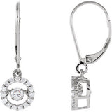 14K White 1/2 CTW Diamond Halo-Style Mystara® Earrings - Siddiqui Jewelers